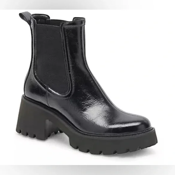 DOLCE VITA black leather bootie - Picture 2 of 7